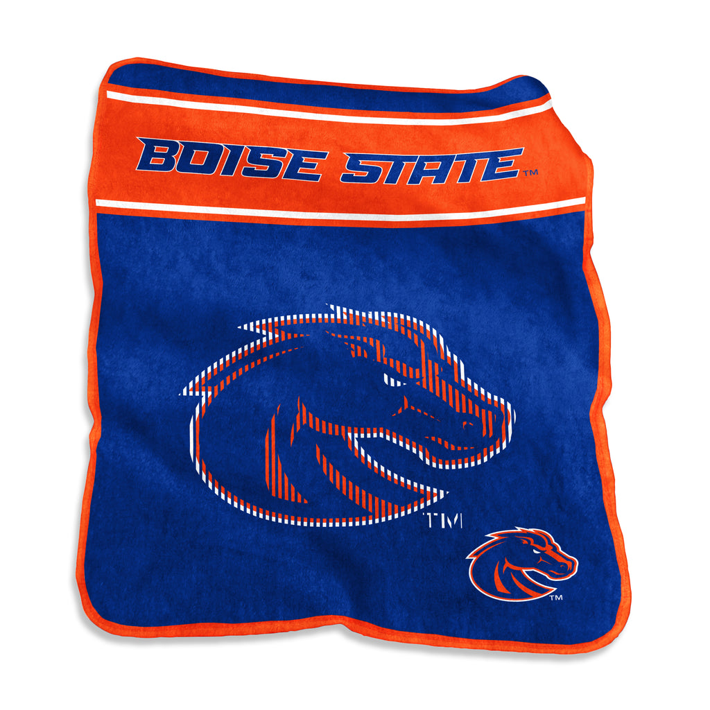 Boise State Broncos Blanket 60x80 Raschel Throw - Logo Brands