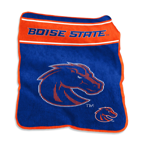 Boise State Broncos Blanket 60x80 Raschel Throw - Logo Brands