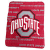 Ohio State Buckeyes Blanket 50x60 Fleece Classic - Logo Brands