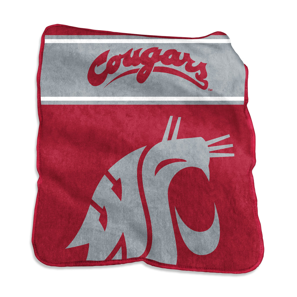 Washington State Cougars Blanket 60x80 Raschel Throw - Logo Brands