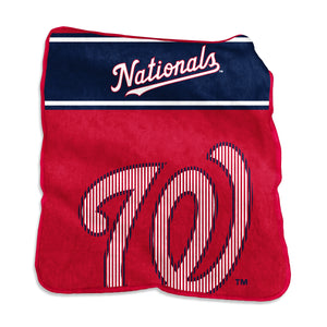 Washington Nationals Blanket 60x80 Raschel Throw - Logo Brands