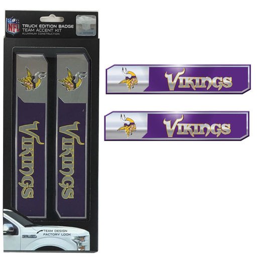 Minnesota Vikings Auto Emblem Truck Edition 2 Pack - Logo Brands