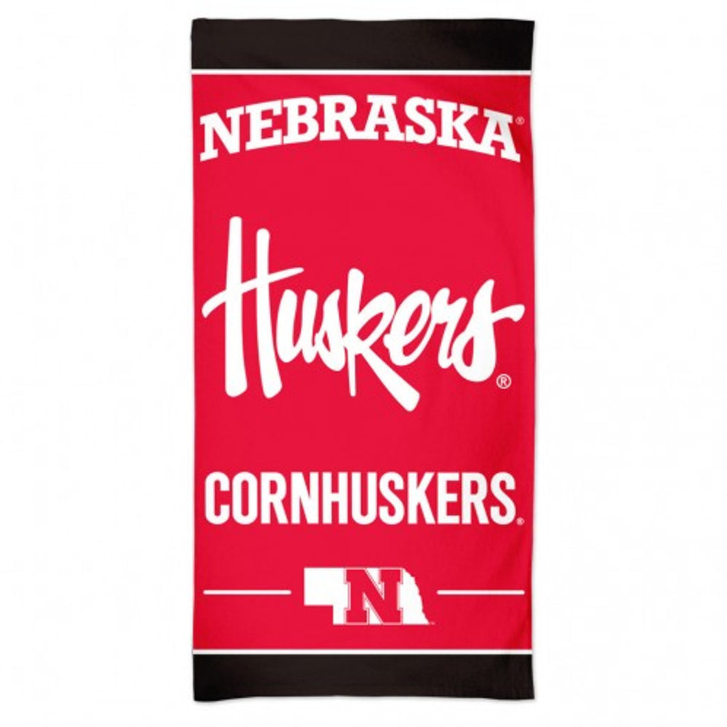 Nebraska Cornhuskers Towel 30x60 Beach Style - WinCraft