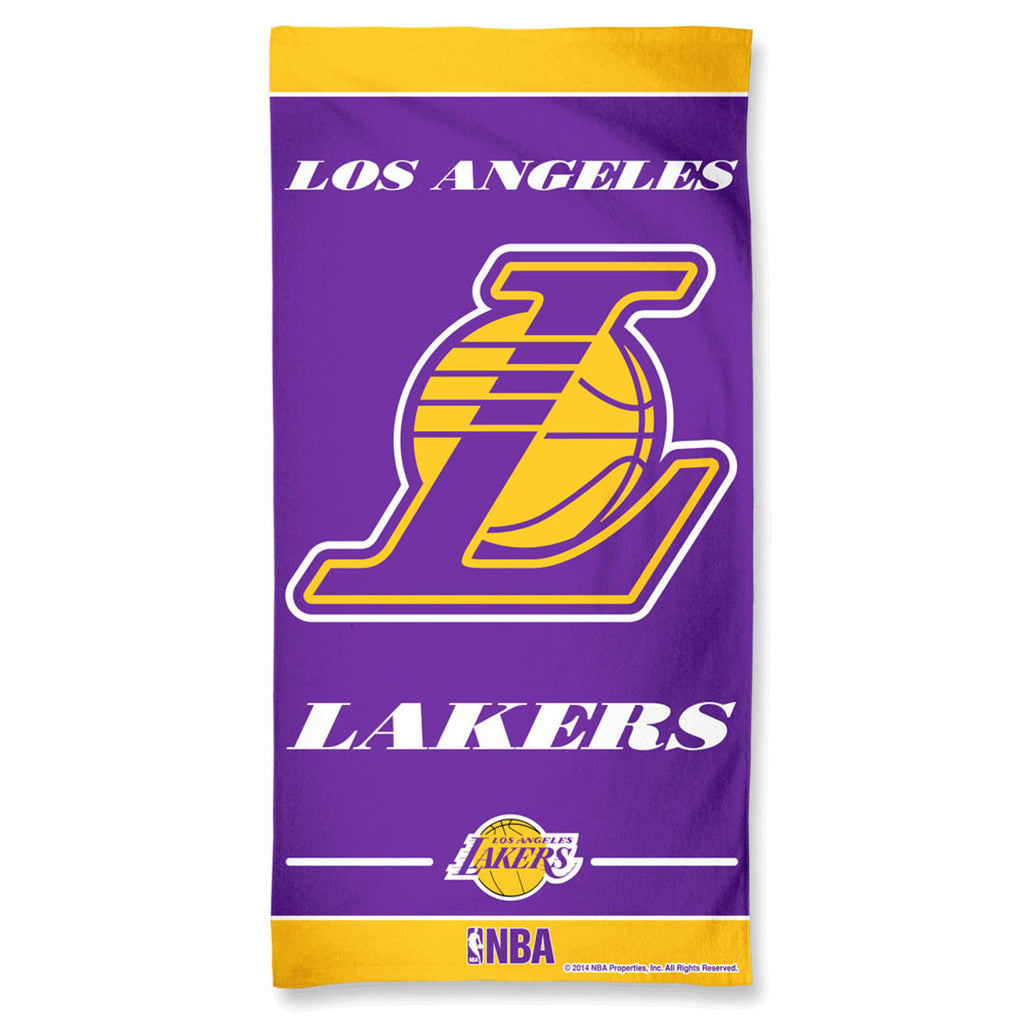 Los Angeles Lakers Towel 30x60 Beach Style Alternate - WinCraft