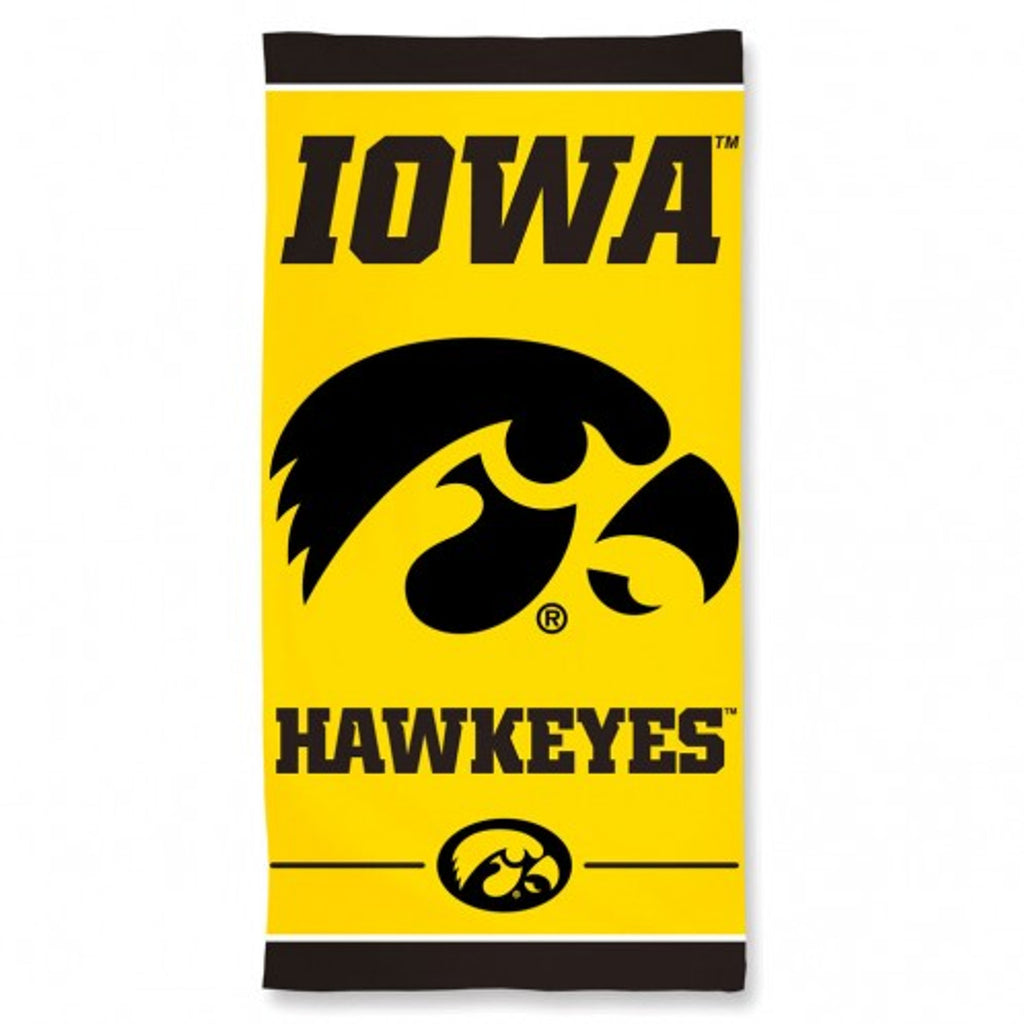Iowa Hawkeyes Towel 30x60 Beach Style - WinCraft