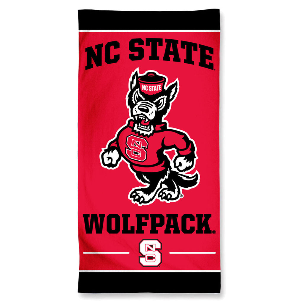 North Carolina State Wolfpack Towel 30x60 Beach Style - WinCraft