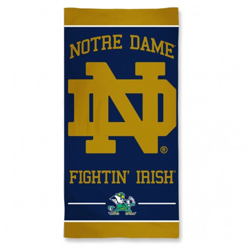Notre Dame Fighting Irish Towel 30x60 Beach Style Spectra - WinCraft
