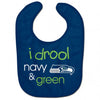 Seattle Seahawks Baby Bib All Pro Style I Drool Design - WinCraft