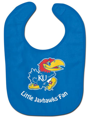 Kansas Jayhawks Baby Bib - All Pro Little Fan - WinCraft