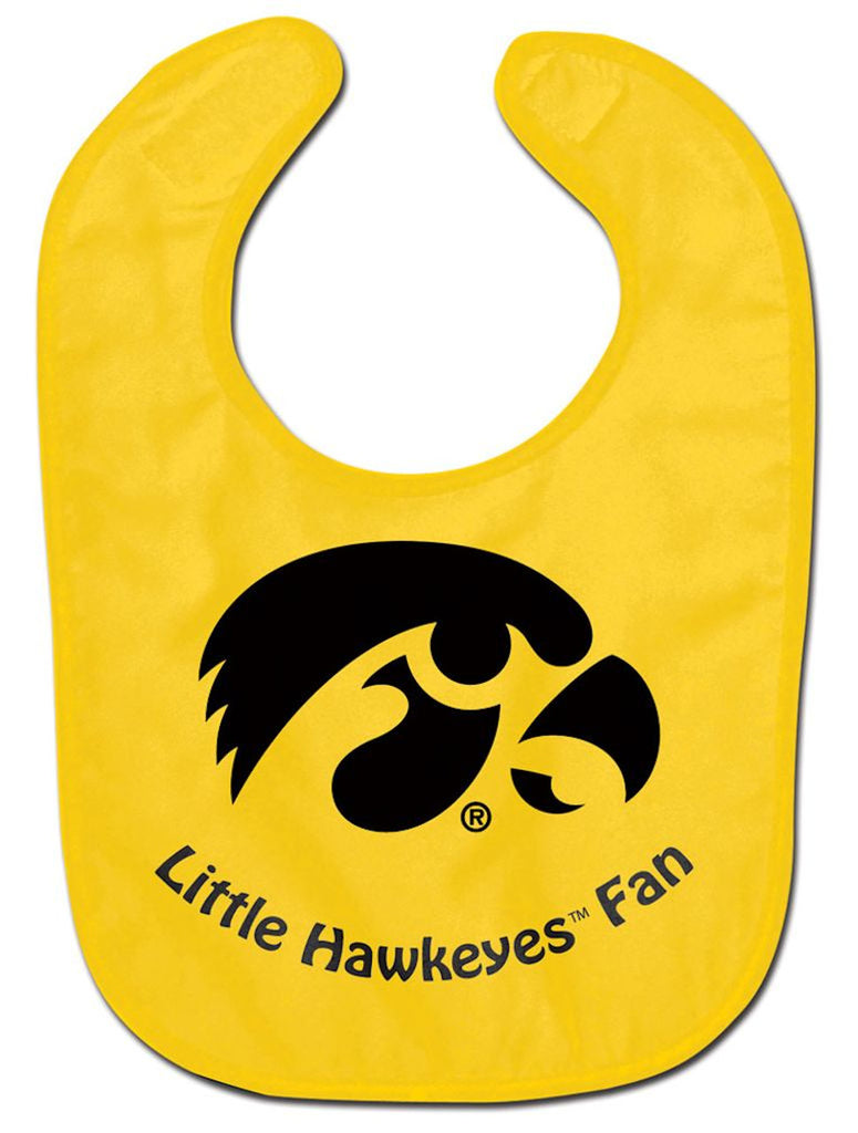 Iowa Hawkeyes Baby Bib - All Pro Little Fan - WinCraft
