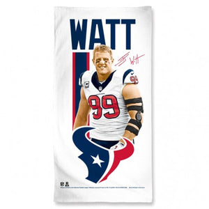 Houston Texans Towel 30x60 Beach Style JJ Watt Design - WinCraft