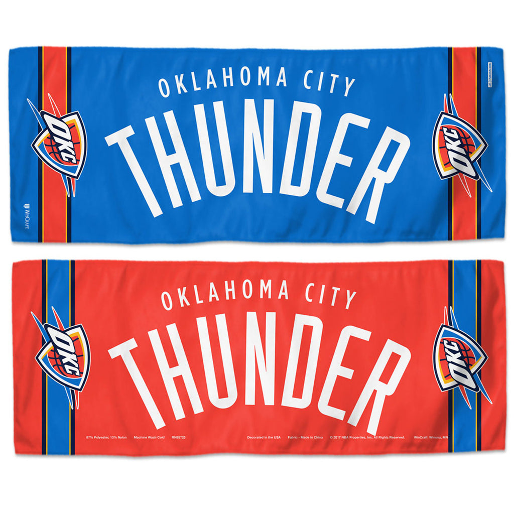 Oklahoma City Thunder Cooling Towel 12x30 - Special Order - WinCraft