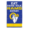 Los Angeles Rams Baby Burp Cloth 10x17 - WinCraft