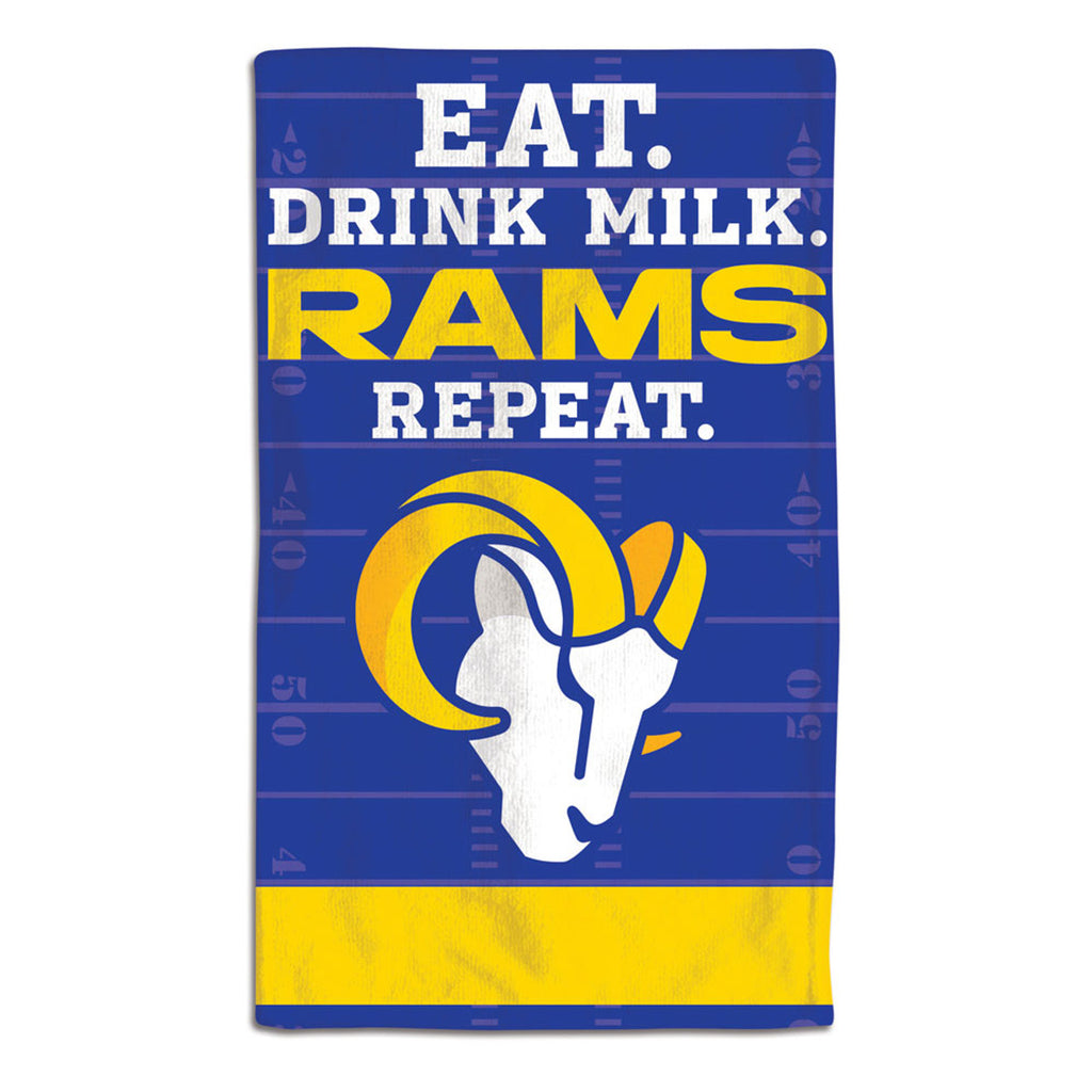 Los Angeles Rams Baby Burp Cloth 10x17 - WinCraft