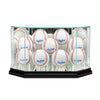 Octagon 9 Baseball Display Case with Black Moulding