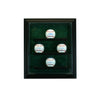 9 Baseball Cabinet Style Display Case with Black Moulding