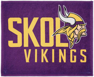 Minnesota Vikings Towel 15x18 Rally Style Full Color Style - WinCraft