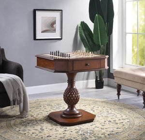 Acme ACME 82847 Bishop II Game Table, Cherry - 30 x 28 x 28 in.