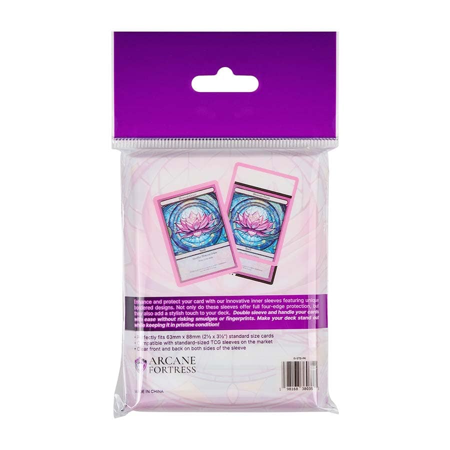 Arcane Fortress: Solid Color: Pink Blossom Synergy Inner Sleeves (Standard)