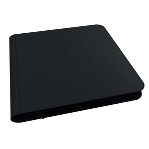 Arcane Fortress: Solid Color: Black 12-Pocket Zipper Binder