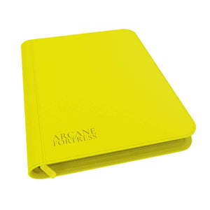 Arcane Fortress: Neon Color: Neon Yellow 9-Pocket Zipper Binder