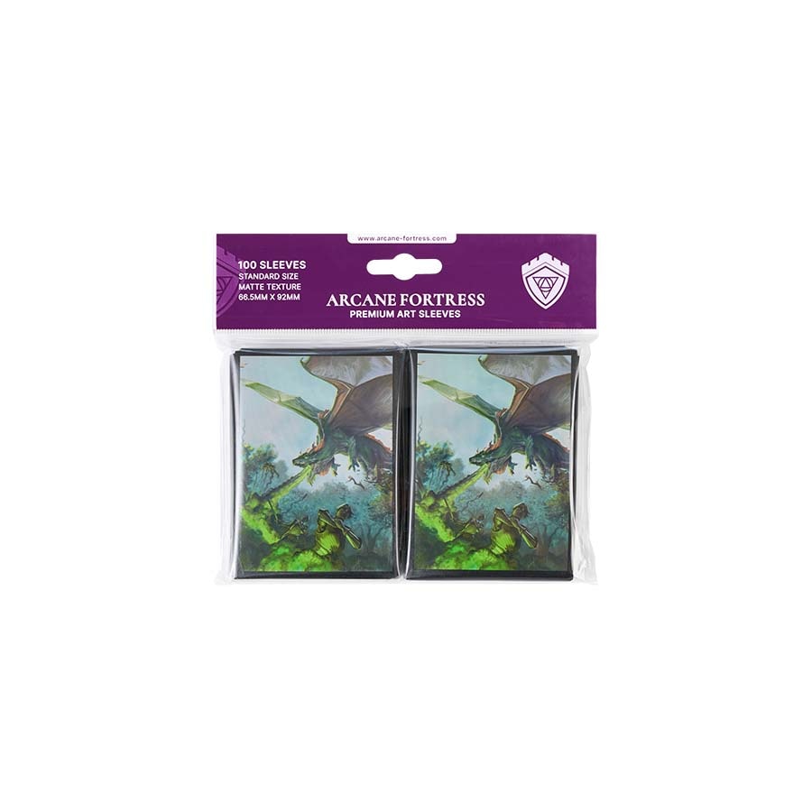Arcane Fortress: Year Of The Dragon: Nature's Retribution Matte Sleeves 100Ct