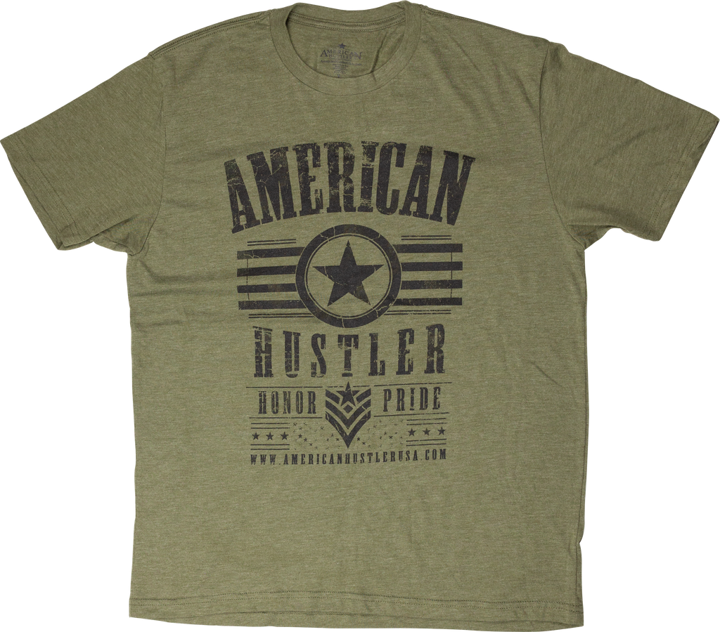American Hustler AHS07 T-Shirt - MEDIUM Apparel