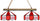 ALABAMA 2-LIGHT GAME TABLE LIGHT - ALA-280GLN
