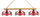 ALABAMA 3-LIGHT GAME TABLE LIGHT - ALA-380GL