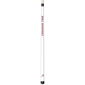 ALABAMA ENGRAVED BILLIARD CUE WHITE / CRIMSON - ALABCE101-JR
