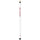 ALABAMA ENGRAVED BILLIARD CUE WHITE / CRIMSON - ALABCE101-JR