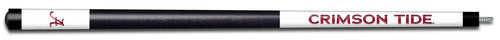 ALABAMA ENGRAVED BILLIARD CUE WHITE / CRIMSON - ALABCE101