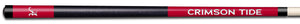 ALABAMA COLOR ENGRAVED BILLIARD CUE WHITE / CRIMSON - ALABCE931