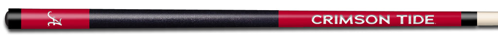 ALABAMA COLOR ENGRAVED BILLIARD CUE WHITE / CRIMSON - ALABCE931