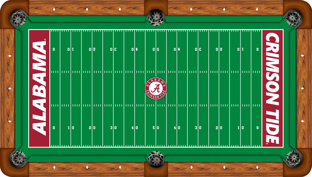 ALABAMA BILLIARD TABLE FELT - RECREATIONAL GRIDIRON - ALABTF000-8R