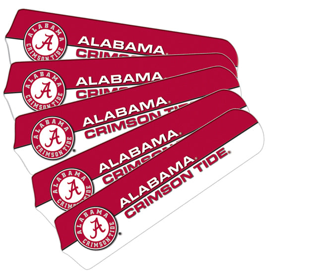 ALABAMA FAN BLADE SET CRIMSON/WHITE - ALAFBL100-42