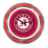 ALABAMA NEON WALL CLOCK - 14'' CRIMSON FACE / RED NEON - ALANWC100-14