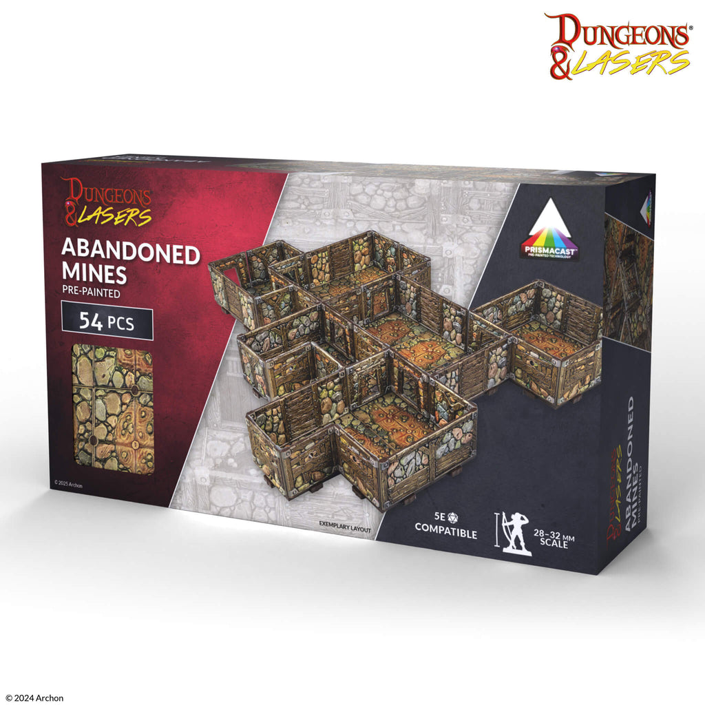 Archon Studio - Dungeon And Lasers Abandoned Mines: Pre-Painted