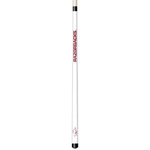 ARKANSAS ENGRAVED BILLIARD CUE WHITE / RED - ARKBCE101-JR