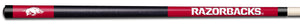 ARKANSAS COLOR ENGRAVED BILLIARD CUE WHITE / RED - ARKBCE931