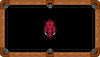 ARKANSAS BILLIARD TABLE FELT - RECREATIONAL RED - ARKBTF402-8R