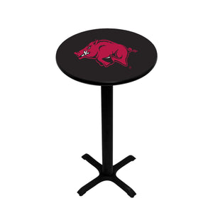 ARKANSAS PEDESTAL PUB TABLE BLACK - ARKPTB312