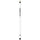 ARMY ENGRAVED BILLIARD CUE WHITE / BLACK - ARMBCE104-JR