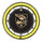 ARMY NEON WALL CLOCK - 18'' BLACK FACE/YELLOW NEON - ARMNWC200-18