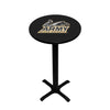 ARMY PEDESTAL PUB TABLE BLACK - ARMPTB104