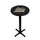 ARMY PEDESTAL PUB TABLE BLACK - ARMPTB104