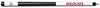 ARIZONA ENGRAVED BILLIARD CUE WHITE / RED - ARZBCE102