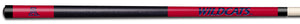 ARIZONA COLOR ENGRAVED BILLIARD CUE BLUE / RED - ARZBCE912