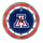ARIZONA NEON WALL CLOCK - 18'' BLUE FACE / RED NEON - ARZNWC100-18