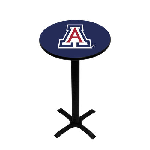 ARIZONA PEDESTAL PUB TABLE BLUE - ARZPTB101